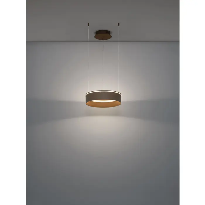 OLIVIA Visilica Triac Prigušiva LED 39 W CCT Siva