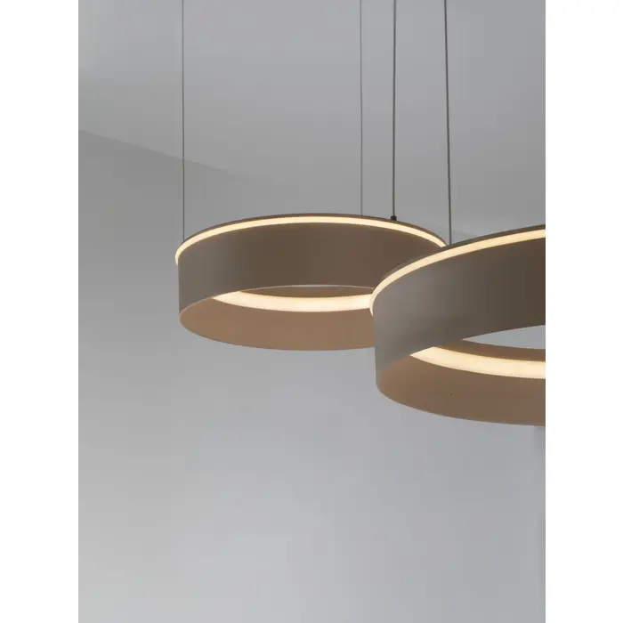 OLIVIA Visilica Triac Prigušiva LED 86 W CCT Siva