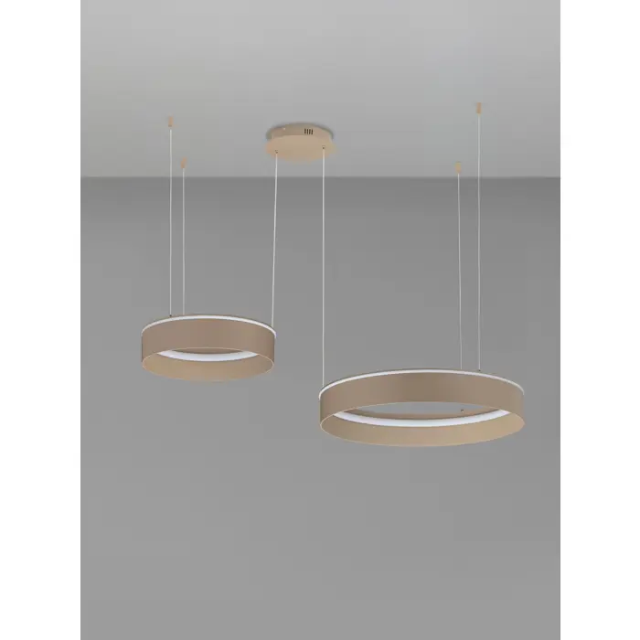 OLIVIA Visilica Triac Prigušiva LED 86 W CCT Siva