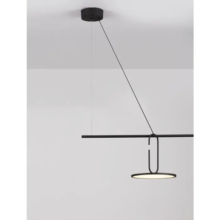 OPI VISILICA LED/3000K/22W/2600Lm/CRNA