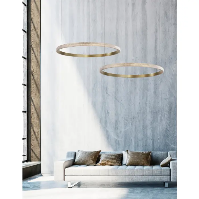 ORLANDO VISILICA LED 30W/3000K/1650lm/IP20/ANTIQUE MESING