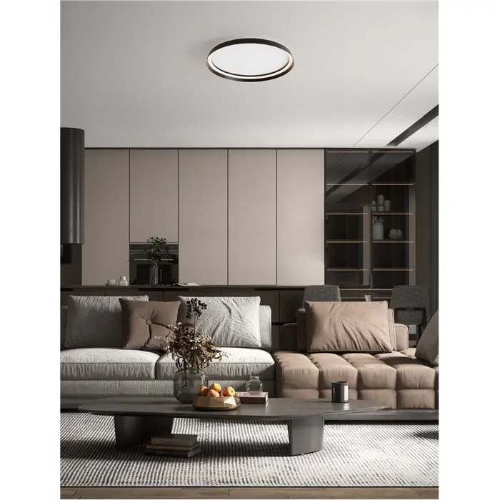 ORMI PLAFONJERA LED /2700-4000K/48W/3361Lm/CRNA