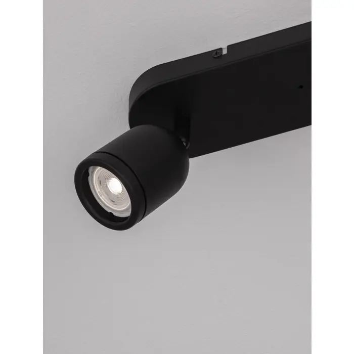 ORSON PLAFONSKA LAMPA GU10 IP20/CRNA 2X