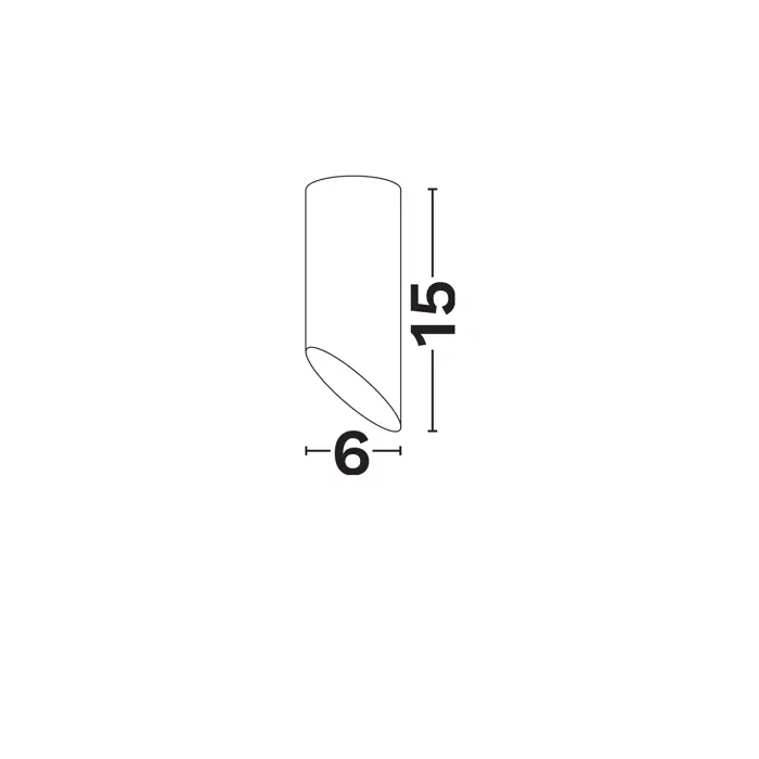 OSLO NADGRADNA SVJETILJKA BIJELA GU10 1x10 Watt IP20 220-240 Volt