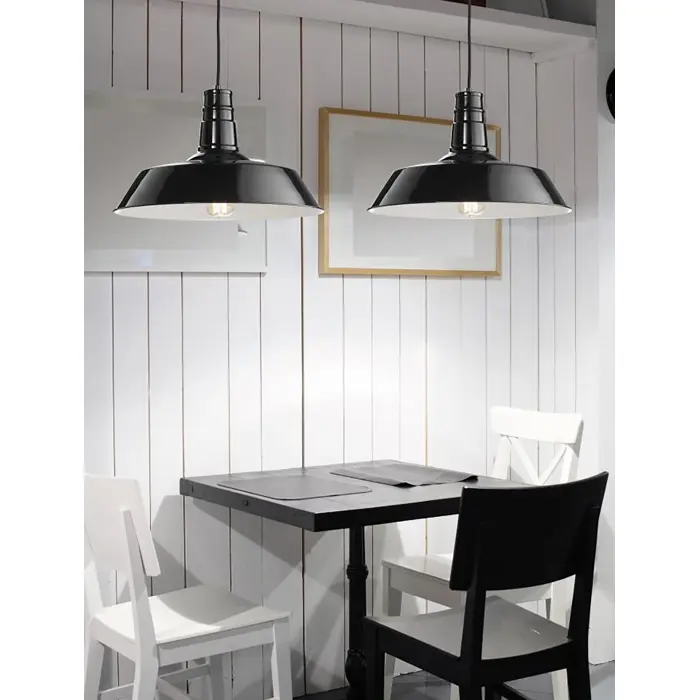 OSTERIA VISILICA E27 /IP20/CRNA