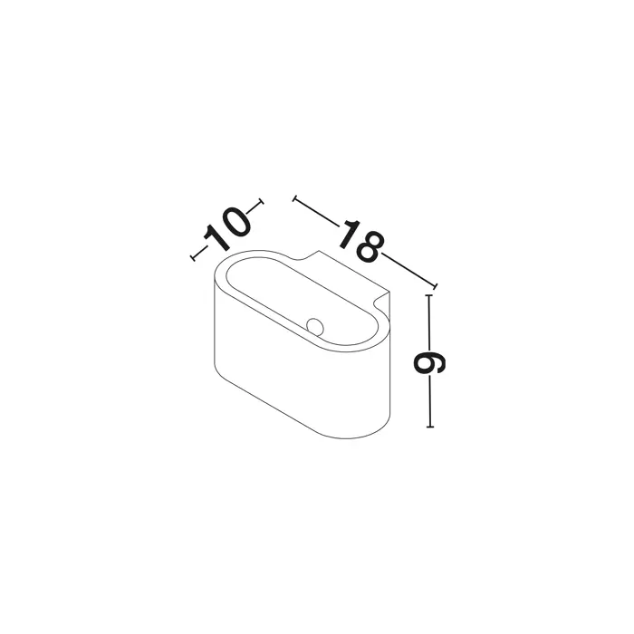 OTELLO GIPSANA SVJETILJKA LED G9 1x5 Watt IP20 220-240 Volt