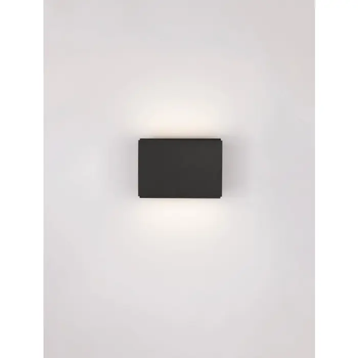 OTI ZIDNA LAMPA CRNA LED 10W 487lm 3000K IP20
