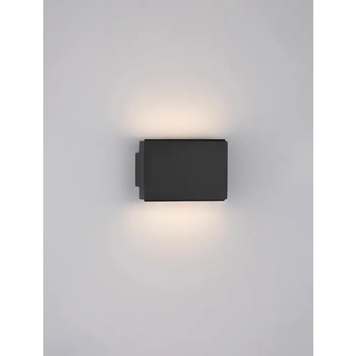 OTI ZIDNA LAMPA CRNA LED 10W 487lm 3000K IP20