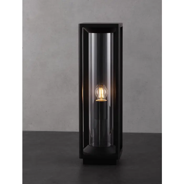 PACIFIC STAJAĆA LAMPA E27 IP65 CRNA