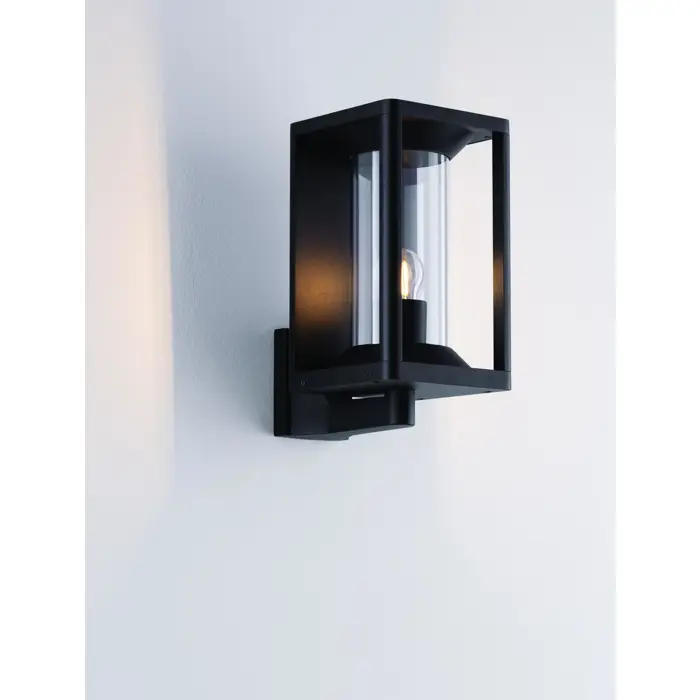PACIFIC ZIDNA LAMPA E27 IP65 CRNA