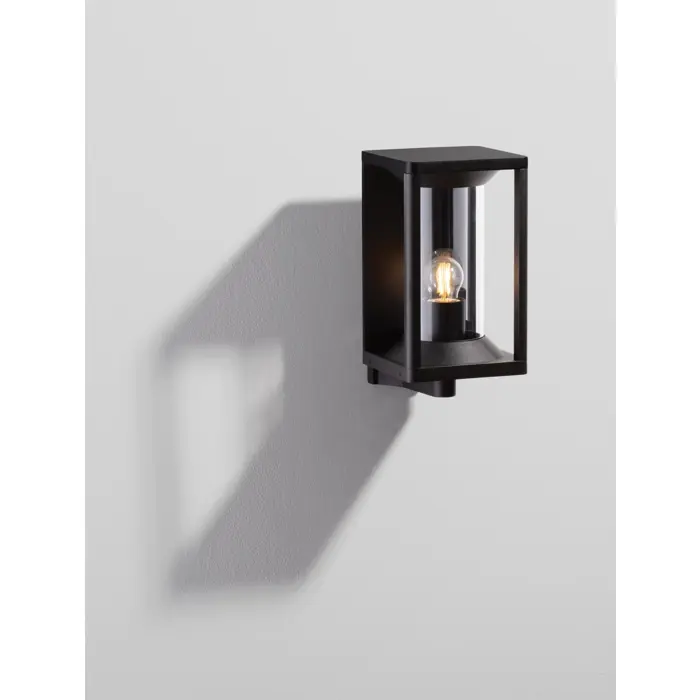 PACIFIC ZIDNA LAMPA E27 IP65 CRNA