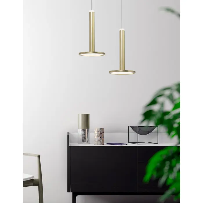 PALENCIA VISILICA LED 10W/3000K/517lm/IP20/MESING ZLATNA
