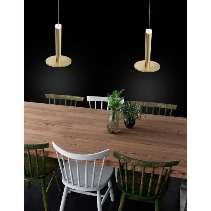 PALENCIA VISILICA LED 10W/3000K/517lm/IP20/MESING ZLATNA