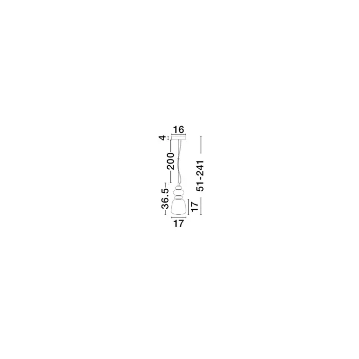 PALO VISILICA LED 12W 720lm 3000K IP20