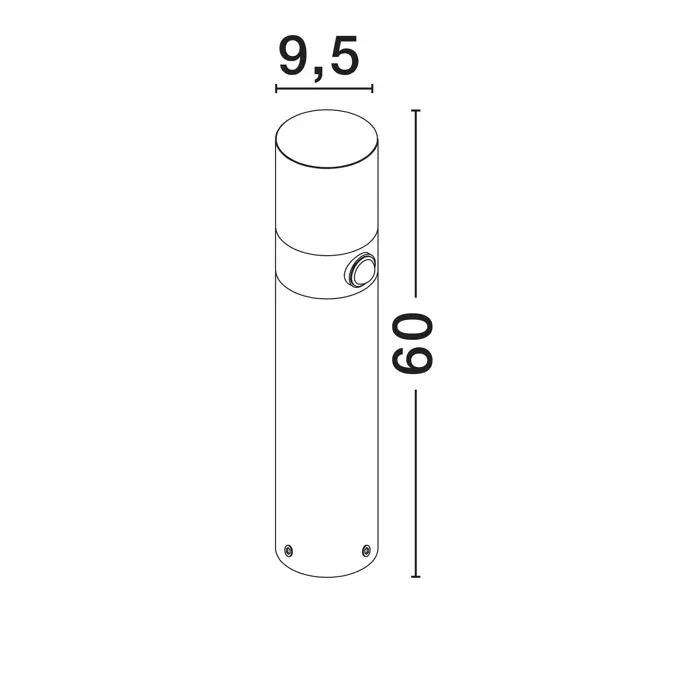 PAUL PODNA SVJETILJKA CRNA LED 10 Watt 220-240 Volt 685lm 3000K IP65