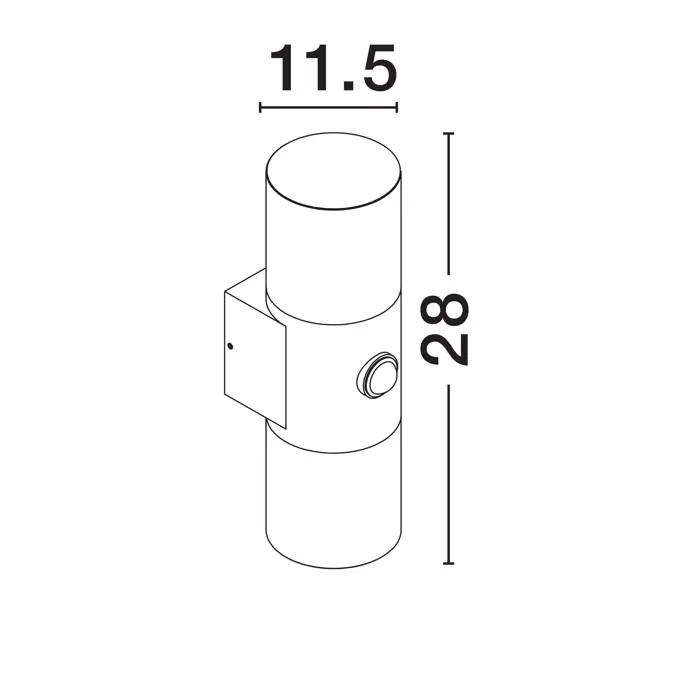 PAUL ZIDNA SVJETILJKA LED 10 Watt 220-240 Volt 893lm 3000K IP65