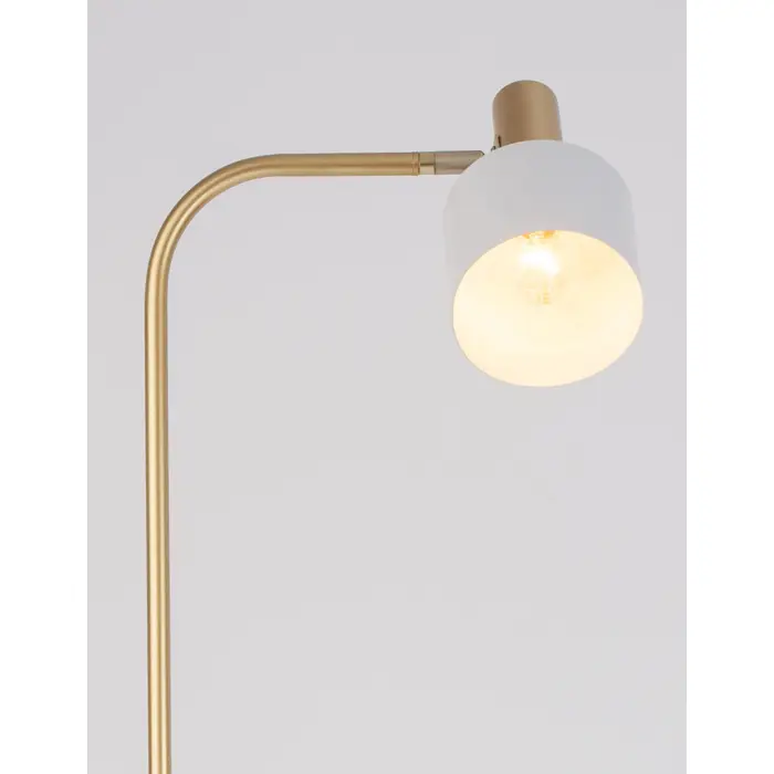 PAZ STAJAĆA LAMPA E27 /IP20/ZLATNA & BIJELA