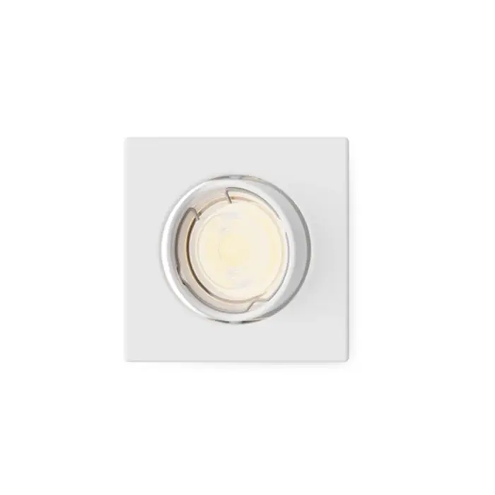 PERIDOT PHILIPS LED downlight ugradbeni KIT kvadratna GU10 bijeli