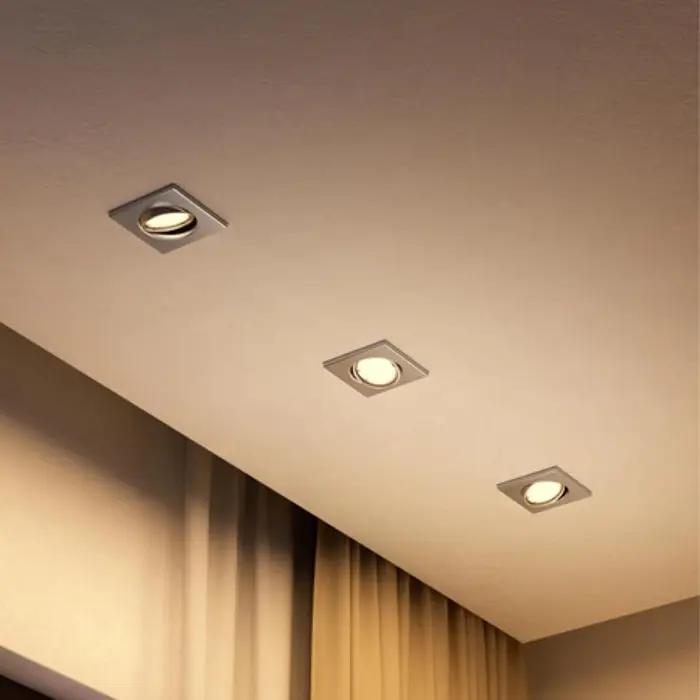 PERIDOT PHILIPS LED downlight ugradbeni KIT kvadratna GU10 NL nikal