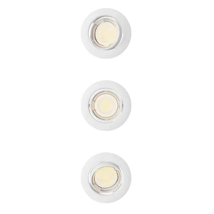 PERIDOT PHILIPS LED downlight ugradbeni KIT okrugla GU10 bijeli (set 3 kom)