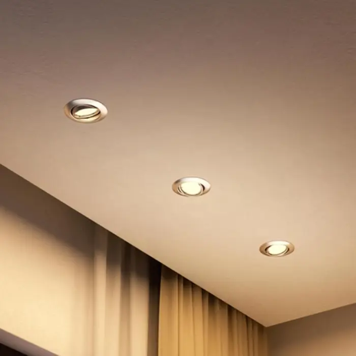 PERIDOT PHILIPS LED downlight ugradbeni KIT okrugla GU10 NL nikal