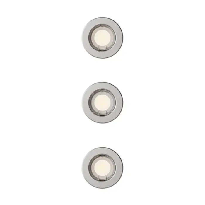 PERIDOT PHILIPS LED downlight ugradbeni KIT okrugla GU10 NL nikal (set 3 kom)