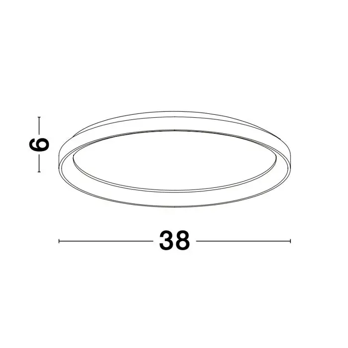 PERTINO PLAFONSKA SVJETILJKA LED 30W/3000K/1785lm/DIMM/IP20/BIJELA