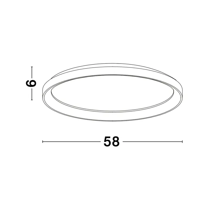 PERTINO PLAFONSKA SVJETILJKA LED 50W/2700K/3134lm/DIMM/IP20/BIJELA