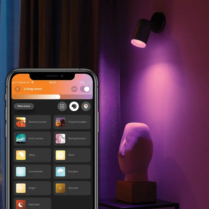 FUGATO PHILIPS HUE LED reflektor SINGLE SPOT crni 1XGU10