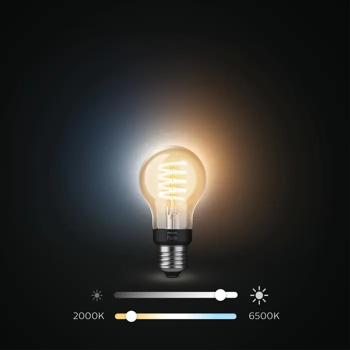 FIL PHILIPS HUE pametna LED žarulja White Ambiance 7W A60 EUR E27