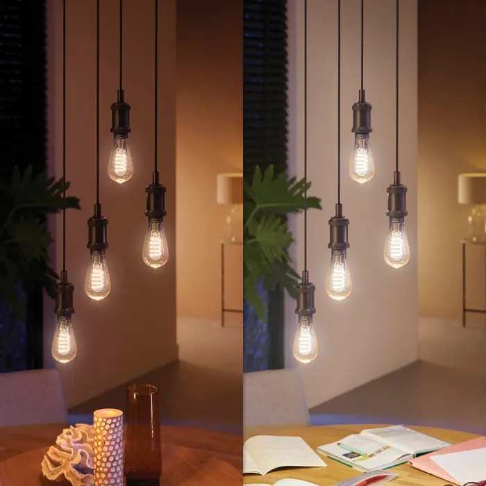 FIL PHILIPS HUE pametna LED žarulja White Ambiance 7W ST72 EUR E27