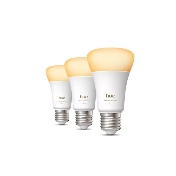 PHILIPS HUE pametna LED žarulja White Ambiance 810 A60 E27 (set 3 kom)