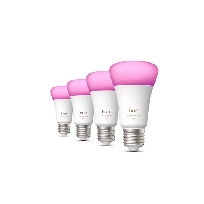 Filament PHILIPS HUE pametna LED žarulja WCA 810 A60 E27 (set 4 kom)
