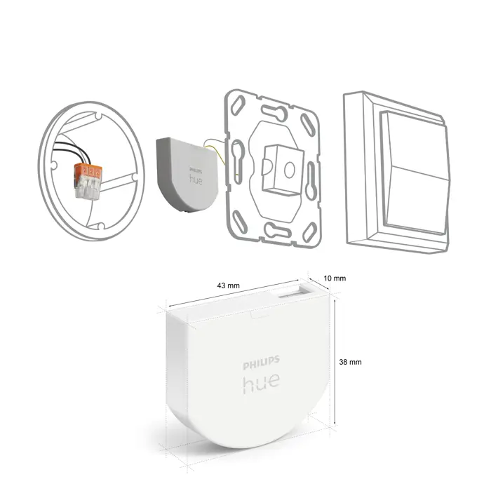 MODULE PHILIPS HUE pametni zidni prekidač WALL (set 2 kom)