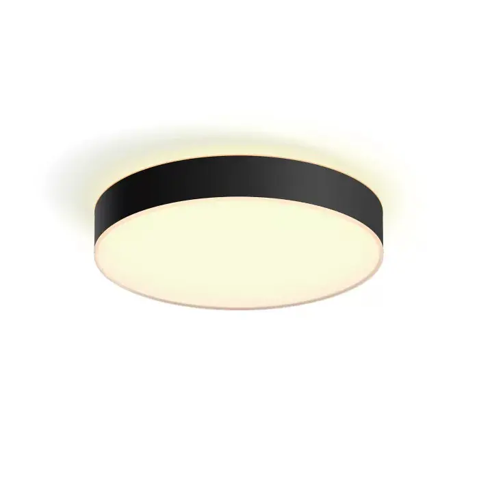 ENRAVE PHILIPS HUE pametna LED stropna svjetiljka L crna + Hue Dimmer Switch