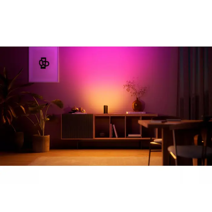WASHER PHILIPS HUE zidna LED svjetiljka WALL crna (set 2 kom)