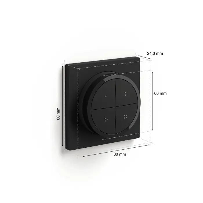TAP DIAL PHILIPS HUE pametni okretni prekidač crni
