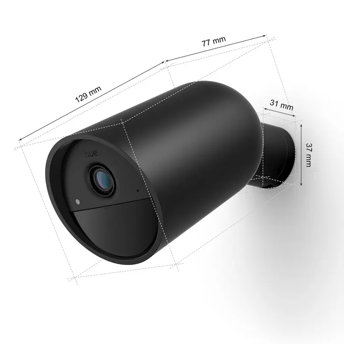 PHILIPS HUE SIGURNOSNA KAMERA BATTERY CRNA