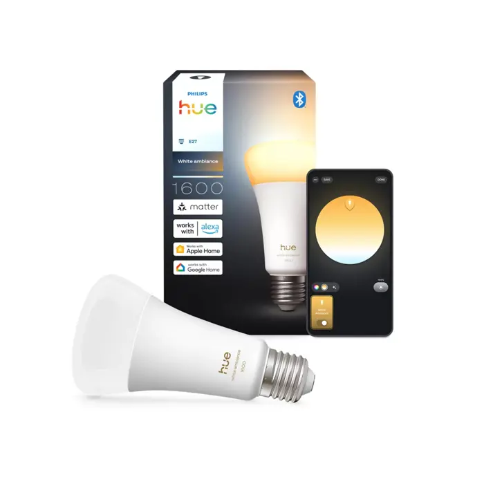 Festavia PHILIPS HUE pametna LED žarulja White Ambiance 1600 A67 E27