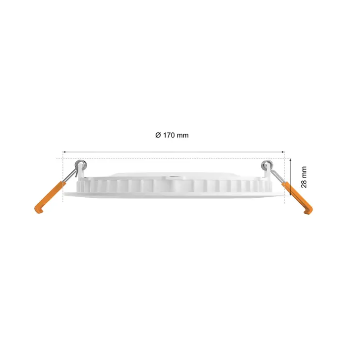 SLIM PHILIPS HUE ugradbeni LED downlight WCA LI bijeli (4000 lm)
