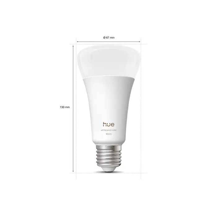 Filament PHILIPS HUE pametna LED žarulja White and Color Ambiance 1600 A67 E27