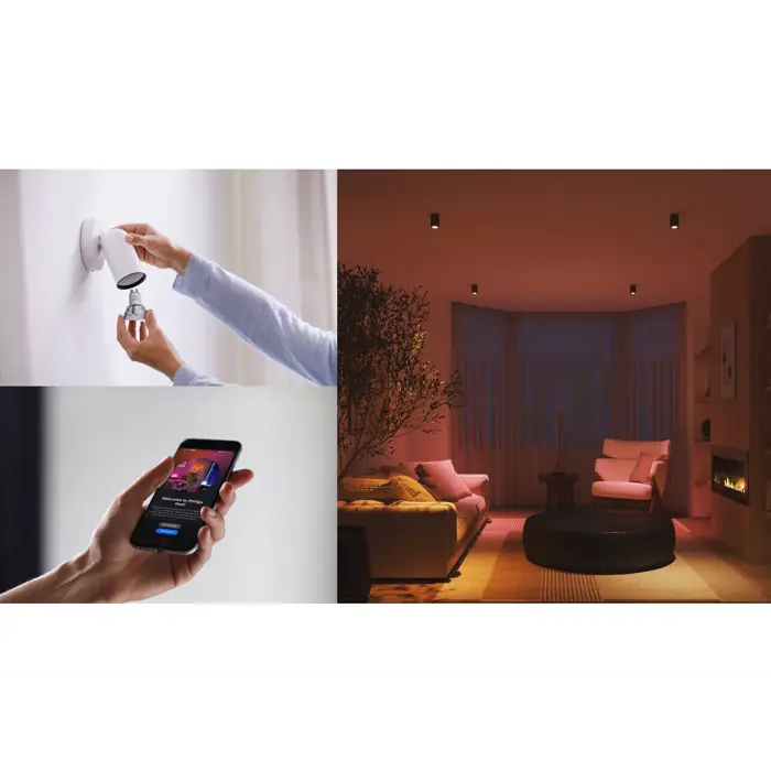 ESSENTIAL PHILIPS HUE LED reflektor and Color Ambiance 345 GU10 (set 2 kom)