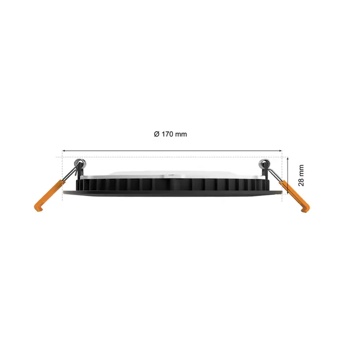 SLIM PHILIPS HUE ugradbeni LED downlight White Color Ambiance LI crni (4000 lm)