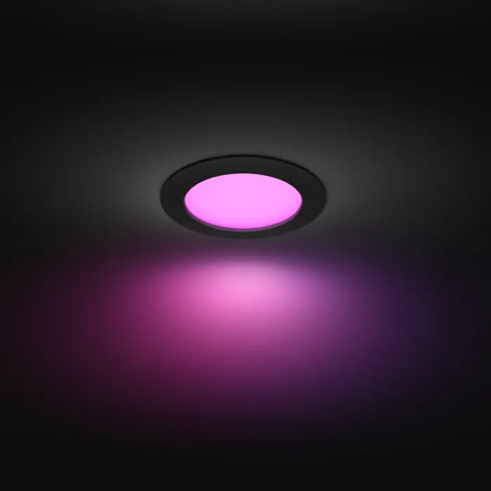 SLIM PHILIPS HUE ugradbeni LED downlight White Color Ambiance LI crni (4000 lm)