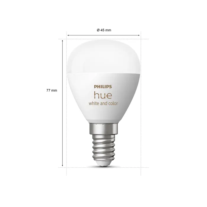 LUSTER PHILIPS HUE pametna LED žarulja White and Color Ambiance E14