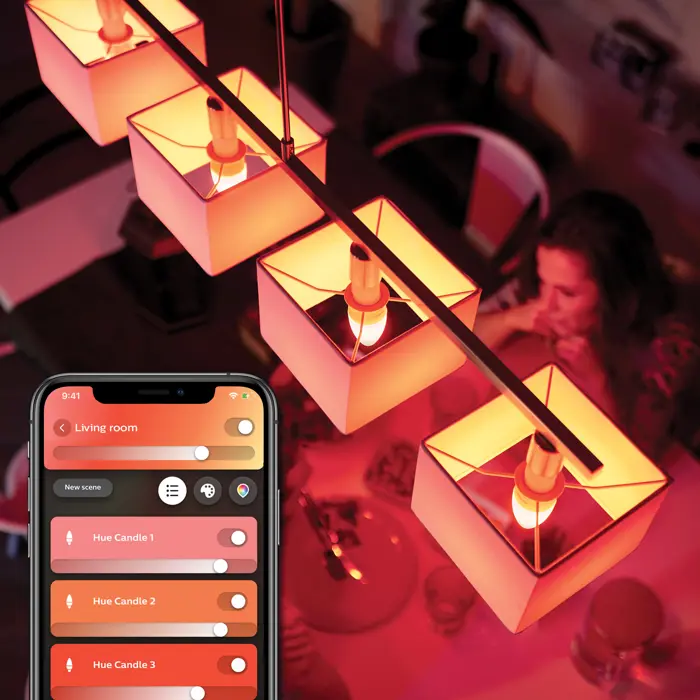 PHILIPS HUE pametna LED žarulja WCA 5.3W B39 E14 (set 2 kom)