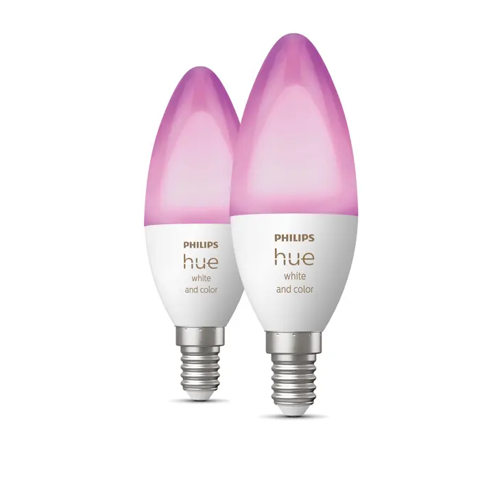 PHILIPS HUE pametna LED žarulja WCA 5.3W B39 E14 (set 2 kom)