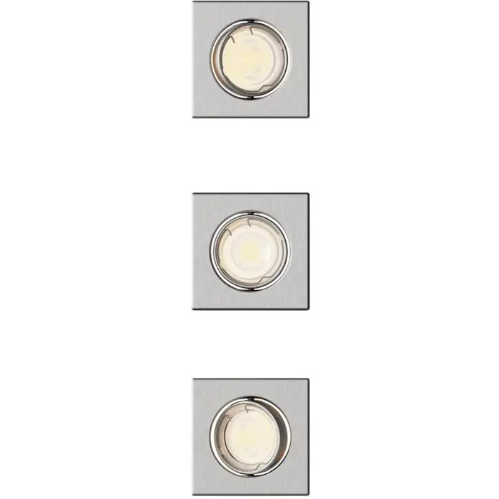 PERIDOT PHILIPS LED downlight ugradbeni KIT kvadratna GU10 NL nikal