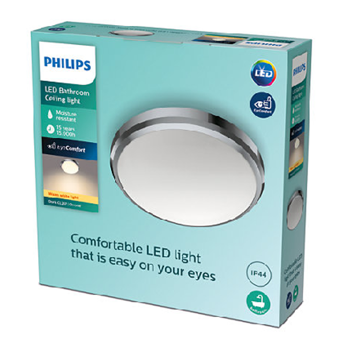 DORIS PHILIPS LED stropna svjetiljka CL257 okrugla 6W 27K C IP44