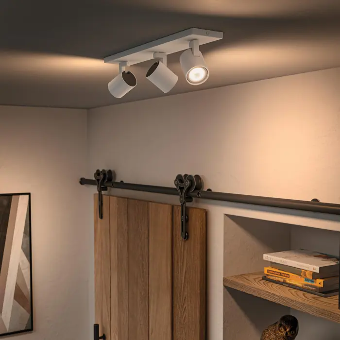 RUNNER PHILIPS HUE pametni LED reflektor bijeli 3XGU10 + Hue Dimmer Switch